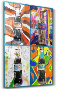 Πίνακας Γυάλινος 672BRS5122 46x72cm Multi Wallity Κάθετοι Glass