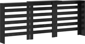 vidaXL Καπάκι Καλοριφέρ Μαύρη Δρυς 205 x 21,5 x 83,5 cm