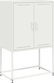 vidaXL Ραφιέρα Λευκή 68,5x38,5x107 εκ. από Ατσάλι