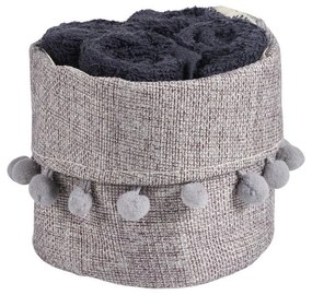 Πετσέτες Soft 4011 (Σετ 4τμχ) Black Das Home Σετ Πετσέτες 30x30cm 100% Βαμβάκι