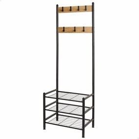 Κρεμάστρα με Ράφι Max Home Μαύρο (Ανακαινισμenα A)