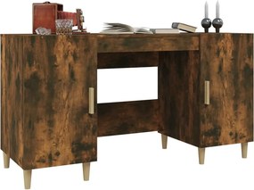 vidaXL Γραφείο Καπνιστή Δρυς 140 x 50 x 75 εκ. από Επεξεργασμένο Ξύλο