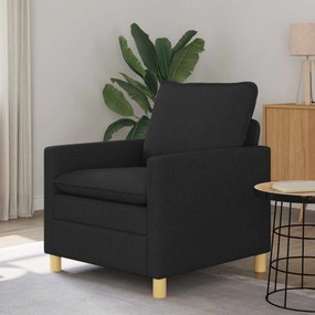 vidaXL Καναπές Μαύρο 76 x 81 x 87,5 εκ Ύφασμα