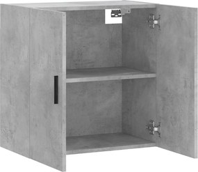 vidaXL Ντουλάπι Τοίχου Γκρι Σκυροδέματος 60x31x60 εκ. Επεξεργ. Ξύλο
