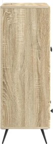vidaXL Πλαϊνό γραφείο Sonoma Δρυς 66 x 34,5 x 95 εκ.