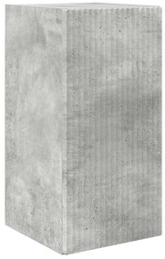 vidaXL Σετ τοίχου για τηλεόραση Επιτοίχιο 4 pcs Σκυρόδεμα Γκρι