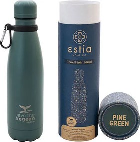 ΘΕΡΜΟΣ FLASK LITE 500ML SAVE THE AEGEAN PINE GREEN 01-18061