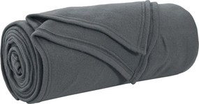 vidaXL Κουβέρτα Σκούρο Γκρι 240 x 220 cm Μαλλί