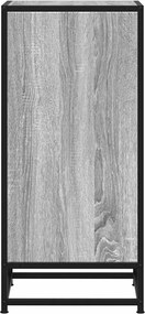 vidaXL Ραφιέρα Γκρι Sonoma 35,5x35x76 εκ. Επεξ. Ξύλο + Μέταλλο