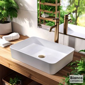 Bianco Ceramica Sento 34760 54x37 - Επιτραπεζιος Νιπτηρας Μπάνιου