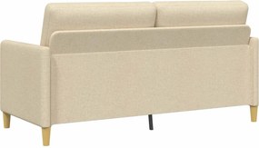 vidaXL Καναπές με Αποθήκευση Κρεμ 172 x 78 x 87 εκ Πολυεστέρας