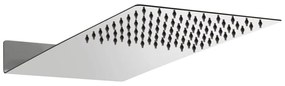 Κεφαλή Ντους Slim CFT801 20x45cm Chrome Praxis Stainless Steel