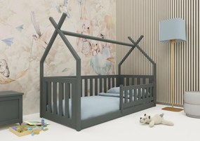 Μονό παιδικό κρεβάτι BOGA 90x200 γραφίτη LN7272