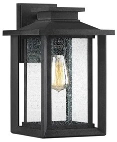 Φανάρι Απλίκα Φωτιστικό Τοίχου 1xE27 Μαύρο IP44 36cm Wakefield QZ-WAKEFIELD-M-TBK Elstead Lighting QZ-WAKEFIELD-M-TBK Μαύρο