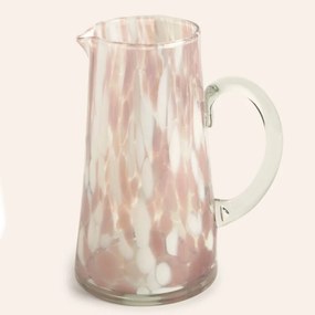 Κανάτα Beira CABEIRAJUGMUL 16x18cm Pink-Clear Calma House Γυαλί