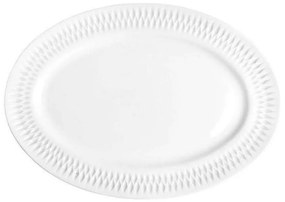 Πιατέλα Σερβιρίσματος Οβάλ Diamante PRPW430006 36cm White Oriana Ferelli® Porcelain