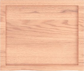 vidaXL Επιφ Τραπεζιού Αν Καφέ 60x50x(2-6)εκ. Επεξ. Μασίφ Ξύλο Δρυός