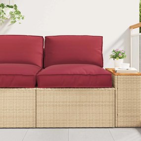 vidaXL Μαξιλάρι παλέτας για κάθισμα / πλάτη Μπλε Ρουά 120 x 60 x 12 εκ.