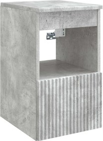 vidaXL Ντουλάπι Μπάνιου Γκρι Σκυροδέματος 30 x 41 x 50 εκ.