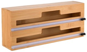 Επιτοίχια Βάση Οργάνωσης Ρολών 2 Θέσεων Estia Bamboo Essentials 01-28336