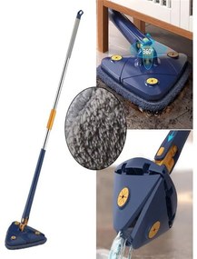 Περιστρεφόμενη τρίγωνη σφουγγαρίστρα 1.3m - Triangular Twist Water Mop-z691115-68929