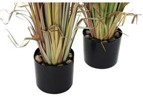 Διακοσμητικό Φυτό DKD Home Decor πολυαιθυλένιο Πράσινο Βουργουνδίας PVC 40 x 40 x 120 cm Μουστάρδα (x2)