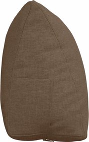 vidaXL Μαξιλάρι Πλάτης Καφέ 45 x 20 x 35 εκ. ύφασμα