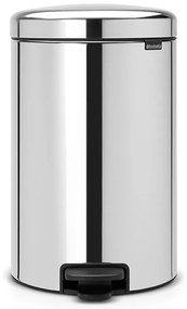 Brabantia 649048 Κάδος με πεντάλ 20L, Brilliant Steel