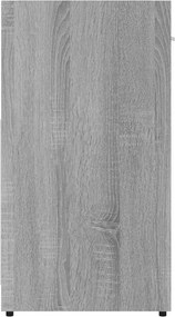 vidaXL Ντουλάπι Μπάνιου Γκρι Sonoma 60x33x60 εκ. Επεξεργασμένο Ξύλο