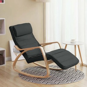 Πολυθρόνα Relax Κουνιστή (55x115x91) Songmics LYY10G