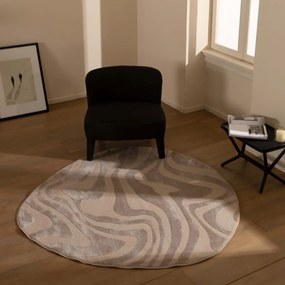 Χαλί (160x160) Royal Carpet Organic Shape 265 Beige