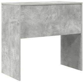 vidaXL Γραφείο Γκρι σκυροδέματος 80 x 40 x 76 εκ. Επεξεργασμένο ξύλο