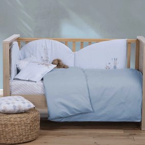 Παπλωματοθήκη Κούνιας (110x150) Nef-Nef Homeware Basic 1260-L.BLUE