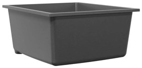 vidaXL Σιντρινο κουζίνας Γκρι 38 x 44 x 20 εκ. Γρανίτης