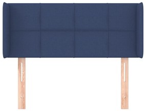 vidaXL Κεφαλάρι με Πτερύγια Μπλε 93x16x78/88 εκ. Υφασμάτινο