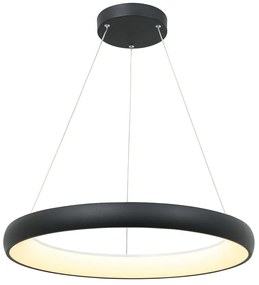 Φωτιστικό Οροφής 2060 Led 3000K 60W Φ80cm Sandy Black Aluminum,Acrylic