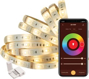 LED ταινίες Muvit iO Μαύρο Πολύχρωμο Χρυσό F 5 m