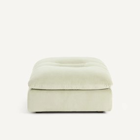 Υποπόδιο σύνθσης από βελούδο stonewashed, GIULIANO