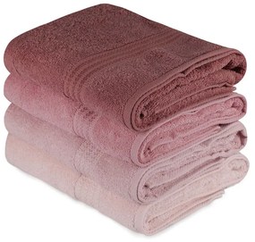 Πετσέτες Rainbow 317HBY1446 (Σετ 4τμχ) Powder L'Εssentiel Maison Towels Set 70x140cm 100% Βαμβάκι