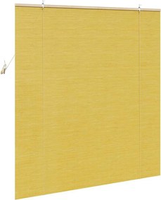 vidaXL Ρόλερ Κίτρινο 150 x 160 cm Μπαμπού