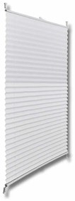 vidaXL Πλισέ ρόλερ σκίασης 60x125cm Λευκό