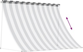 vidaXL Αντιανεμικό Γκρι και Λευκό 300 x 150 cm