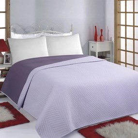 Κουβερλί Μονό (170x220) 2 Όψεων Silk Fashion Bones Lila-Purple