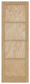 vidaXL Εσωτερική Πόρτα Καφέ 78 x 232 cm Κόντρα πλακέ
