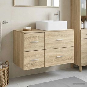vidaXL Σετ Επίπλων Μπάνιου 2 pcs Sonoma Δρυς Επεξεργασμένο Ξύλο
