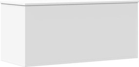 vidaXL Κουτί Αποθήκευσης Λευκό 100x42x46 εκ. Επεξεργασμένο Ξύλο