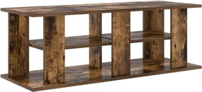vidaXL Βάση τηλεόρασης Καπνιστό Δρύς 96 x 35 x 33,5 εκ