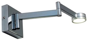 Φωτιστικό Τοίχου - Απλίκα 77-2113 ARB-496/3W Led Ella White A4 Chrome Homelighting Metal