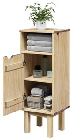 Ντουλάπι Μπάνιου OTTA 35x30x90 εκ. Μασίφ Ξύλο Πεύκου