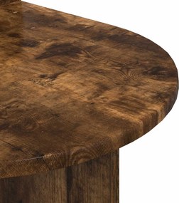 vidaXL Κομοδίνο Καπνιστή Δρυς 48 x 49 x 65 εκ.